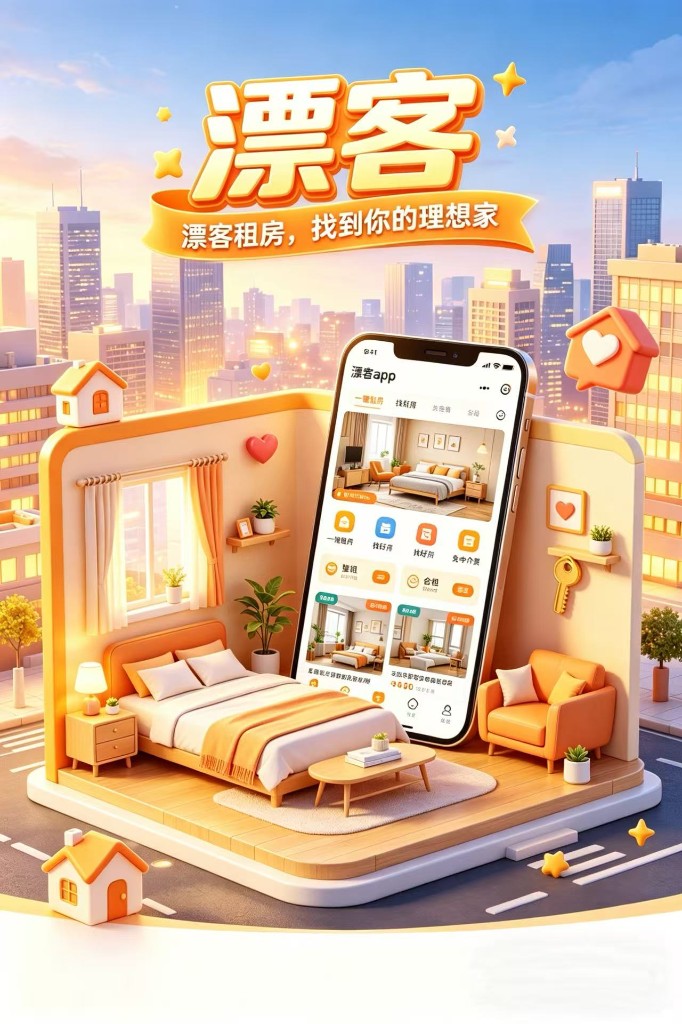 漂客租房海报
