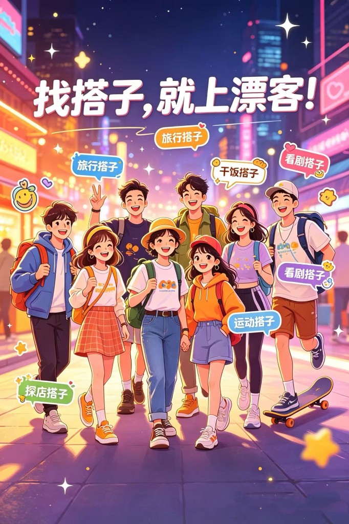 漂客求职海报